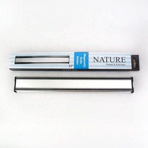 Portacoltelli <span class=keywords><strong>Magnetico</strong></span> in Acciaio Inox da Parete per Cucina, Portautensili in Metallo e Plastica con Borsa Arrotolabile per Uso Domestico - Product Image 5