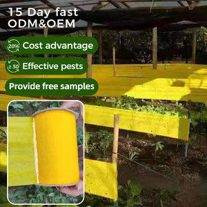 Cinta adhesiva amarilla personalizada para insectos con adhesivo fuerte para el control de plagas agrícolas disponible en varios tamaños - Product Image 1