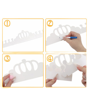 12 couronnes en papier blanc vierges à personnaliser, style classique, <span class=keywords><strong>pour</strong></span> fêtes d'anniversaire, décorations <span class=keywords><strong>de</strong></span> chapeaux <span class=keywords><strong>de</strong></span> fête en classe - Product Image 2
