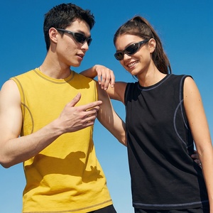 Camiseta Deportiva TwoTone de Secado Rápido, 245G, Unisex, Sin Mangas, para Gimnasio, Transpirable, Ligera, Personalizable para Atletismo - Product Image 1