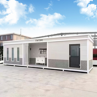 Toilettes portables extérieures en panneaux sandwich pour la protection de l'environnement, en plastique, pour chantier, école, usage public Jiaxin 1