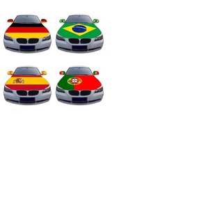 Envío Rápido Promocional, Amplio Inventario, Impresión Digital Económica, Cubierta para Capó de Coche de Doble Cara con Bandera - Product Image 1