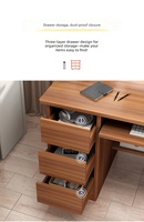 Bureau simple et moderne pour la maison, bureau d'étudiant, bureau d'ordinateur individuel pour employé avec tiroir de rangement