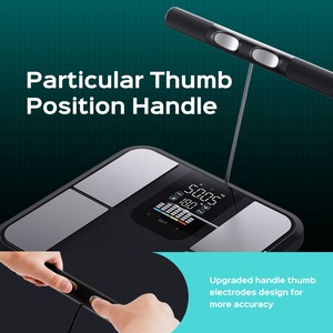 Báscula BIA Profesional <span class=keywords><strong>de</strong></span> Doble Frecuencia con 8 Electrodos y Mango, 58 Datos, Algoritmo DEXA - Product Image 3