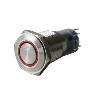 Interruptor de botón iluminado con luz LED para caravana, coche marino genuino, anillo de barco marino - Product Image 2