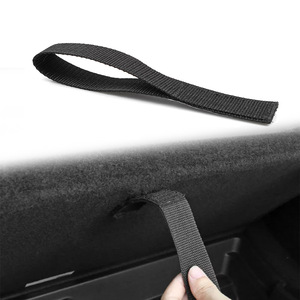 Correa de tracción negra para la tapa del maletero de Tesla, pieza de mejora para el modelo Y, manija interior de almacenamiento - Product Image 1
