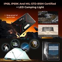 Tablet Resistente de 11 Pulgadas, Android 14, 2-K, 20080 mAh, Resistente al Agua, para Exteriores, con Cámara, IP68/IP69K, Doble SIM, 4G/WiFi 5, Face ID, GPS, OTG, MTK, Nueva