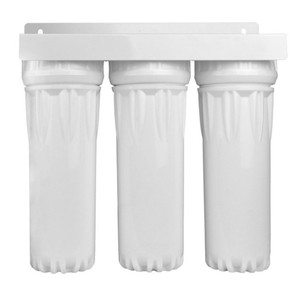 <span class=keywords><strong>Filtre</strong></span> à eau à 3 étages Élimination des métaux lourds Système de <span class=keywords><strong>filtre</strong></span> à eau potable de 10 pouces avec raccords - Product Image 2