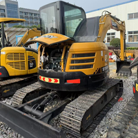 Mini-excavatrice sur chenilles SY50U de 5 tonnes de grande qualité chinoise, prix d'usine, en stock, vente d'excavatrices d'occasion à prix réduit