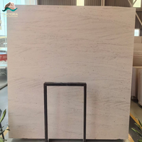 Dalle de marbre blanc naturel en bois, personnalisable, vente en gros, marbre blanc chinois en bois