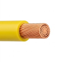 Câble électrique monobrin souple en cuivre isolé PVC BVR 450/750V IEC 1 AWG pour bâtiment