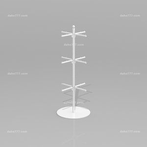Présentoir à vêtements étagère ronde personnalisée accepter étagère en métal - Product Image 1