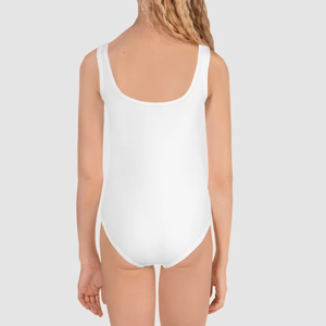 Leotardo Blanco sin Mangas para Niñas, Traje de Danza - Product Image 2