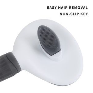 Brosse pour chat et chien à poils longs ou courts, brosse autonettoyante pour l'élimination des poils et le toilettage, peigne pour enlever les poils d'animaux - Product Image 2
