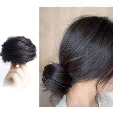 Accessoire de coiffure pour femme Merde Postiche pour cheveux attachés et séparés - Product Image 1