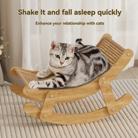 Lit pour chat intégré Jianma, fauteuil lounge, canapé pour chat d'été, jouet grattoir, hamac, berceau, arbre à chat, matériau en bois de sisal, sûr et facile