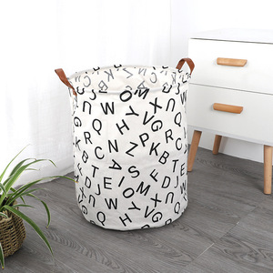 Organizador de lona personalizado, bolsa de almacenamiento de <span class=keywords><strong>ropa</strong></span> <span class=keywords><strong>sucia</strong></span>, plegable, 35 estilos - Product Image 2