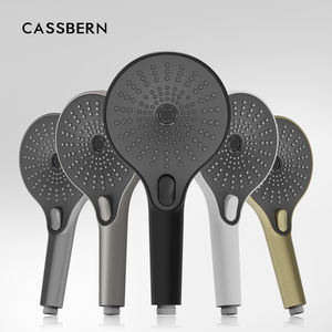 ABS 핸드 샤워 비 + 버블 + 혼합 흐름 3 기능 푸시 버튼 실리콘 노즐 안티 Calc 디자인 - Product Image 6