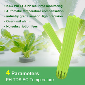 Venta caliente de alta precisión <span class=keywords><strong>Ph</strong></span> EC TDS TEMP Monitor hidropónico en línea mejor probador de calidad del agua para plantas hidropónicas - Product Image 2