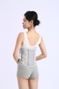 Ceinture de soutien lombaire respirante pour hommes et femmes, soulagement de la douleur au dos, sangle de soutien réglable avec coussin <span class=keywords><strong>amovible</strong></span> - Product Image 4