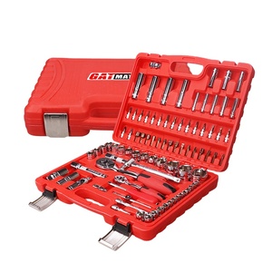 Gatmatic 20V CR-V chuyên nghiệp cơ khí Ratchet ổ cắm hộp công cụ thiết lập nóng bán OEM hỗ trợ thép carbon tua vít - Product Image 5