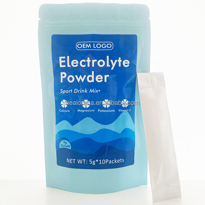 Private Label Electrolyte Drink Powder Amazon Hot 20 Pack Non-gmo And Vegan Hydration Electrolyte Packs With Private Label
