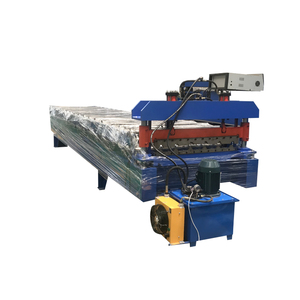 Hai Lớp hình thang mái ngói máy hai lớp mạ kẽm ngói lợp tấm máy làm đôi cuộn hình thức máy - Product Image 2