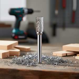 Cortador rotatorio de corte de diamante Fervi con punta cónica de 6 mm para metal, madera y plástico - Product Image 3