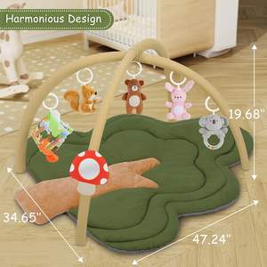 <span class=keywords><strong>Tapis</strong></span> d'éveil pour bébé en forme d'arbre avec 6 jouets, <span class=keywords><strong>tapis</strong></span> d'activités épais et moelleux pour le temps sur le ventre des nouveau-nés et nourrissons - Product Image 6