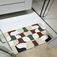 Tapis de bain en caoutchouc de qualité supérieure, motif dessin animé mignon, en pierre de diatomite antidérapante, personnalisable