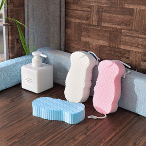 Éponge de Douche 3D Douce et Exfoliante en PVA à Écailles de Poisson, Réutilisable, pour Enfants, Élimine les Peaux Mortes, Moderne et Longue - Product Image 3