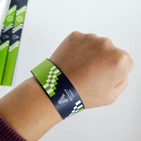 Einweg Wasserdichtes NFC/RFID NTAG216 13,56MHz Mini-Tag Papier-Armband für Veranstaltungs-Zugangskontrolle & Bargeldlose Zahlung
