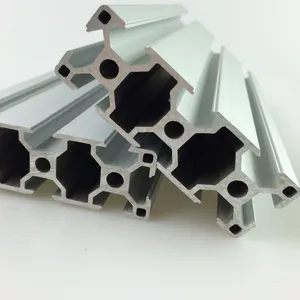 Perfil de aluminio 20x20铝制t型框架3030铝制t型槽挤出型材