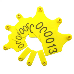 Étiquette d'oreille en TPU avec numéro, Code à barres, Logo de ferme, de bétail, de mouton, de vache, de bétail - Product Image 2