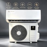 AC Split Inverter DC Wifi Pintar 12000 18000 24000BTU Pompa Panas Hemat Energi R32 untuk Hotel, Garasi, Luar Ruangan, RV