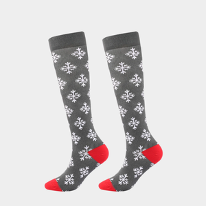 Großhandel Frauen Männer 15-20 Mmhg Athletic Fun <span class=keywords><strong>Socken</strong></span> High Knee Sport Weihnachten Festliche <span class=keywords><strong>Socken</strong></span> Schneemann Weihnachten Kompression strümpfe - Product Image 3