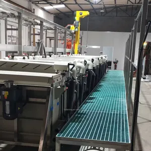 Equipamento de galvanoplastia para produtos eletrônicos eficientes PCB mecânica Máquinas de galvanoplastia automática