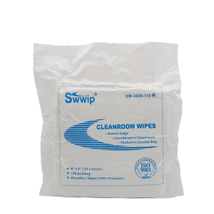 100% poliéster Micro fibra Extra absorbente sala limpia toallitas de microfibra para sala limpia - Product Image 4