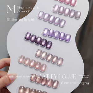 <span class=keywords><strong>Mrnail</strong></span> ชุดกาวทาเล็บเจล UV สำหรับตาแมวสีม่วง - Product Image 5