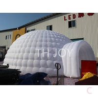 Expédition rapide par avion jusqu'à votre porte, tente dôme gonflable de 10 m de diamètre, structure blanche, atelier pour événements, fêtes, mariages, expositions
