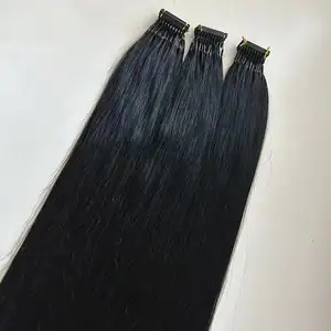 Draad Twee Koreaanse Tweeling Uit Koreaanse Hair Extensions Groothandel Hoge Kwaliteit 100% Remy Menselijk Haar Één Katoen