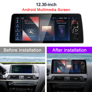 HFMidia Qualcomm Snapdragon 665 Système Android 16 Carplay sans fil AUTO pour BMW Série 6 F12 F13 CIC NBT Lecteurs vidéo de voiture - Product Image 5