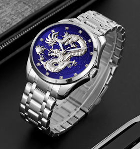 Montre à quartz pour homme <span class=keywords><strong>Skmei</strong></span> <span class=keywords><strong>9193</strong></span> - Bracelet en acier inoxydable, cadran de 46 mm, mouvement à quartz, résistance à l'eau 3 BAR - Product Image 3