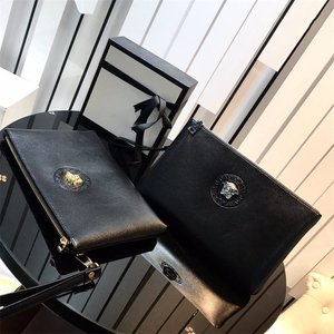 2025 nuevo diseño impermeable negocios teléfono móvil bolsa suave Pu cuero bolso de mano hombres - Product Image 1