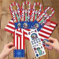 Autocollants décoratifs Aigle Statue de la Liberté, best-seller transfrontalier pour le 250e anniversaire de la Déclaration d'indépendance des États-Unis, pour fête américaine, DIY fait main