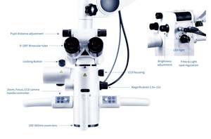 Medische Tandheelkundige Chirurgische Microscoop Gebruikt Voor Pulpziektebehandeling/Orale Restauratie/Implantatie/Parodontics - Product Image 6