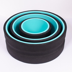 High Quality 4 in 1 Yoga Wheel for Home Workouts Back <b>Training</b> Abdominal Fitness Pilates Circle Roller for Core <b>Strength</b> - Product Image 4
