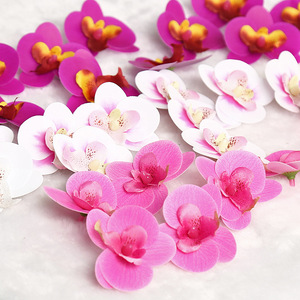 Orquídea Phalaenopsis Realista Estilo Cine, Mini Flor de Silicona en Gel para DIY, Decoración de Pared, Horquilla, Tocado, Centro de Mesa, Decoración del Hogar - YUNJIN-XZ2 - Product Image 3