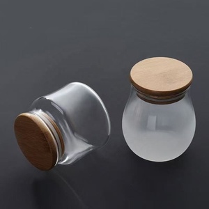 Conjunto Clássico de Potes de Vidro Herméticos Ecológicos para Armazenamento de Alimentos com Tampa de Bambu - Product Image 5