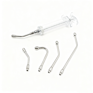 लूनर लॉक एंड फीडिंग नोजल सुअर मवेशी घोड़े भेड़ मुर्गी पालन बंदूक पशु पशु पशु चिकित्सा सिरिंज मौखिक ड्रेचर कैंनुला - Product Image 1